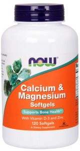 Now Foods Calcium & Magnesium with Vitamin D-3 & Zinc