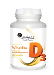 Aliness Vitamin D3 2000 iu
