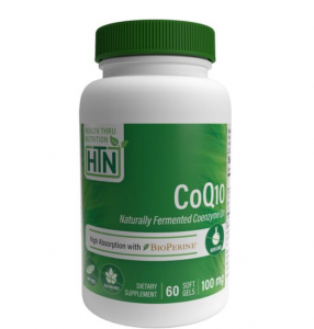 Health Thru Nutrition Coenzyme Q10 100 mg with BioPerine