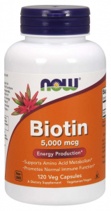 Now Foods Biotin 5000 mcg