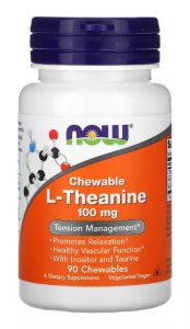 Now Foods L-Theanine  100 mg Amino Acids