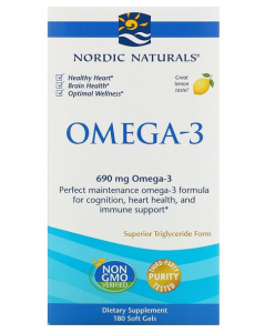 Nordic Naturals Omega-3 Lemon 690 mg