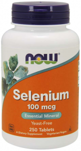 Now Foods Selenium 100 mcg