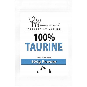 Forest Vitamin 100% Taurine Powder L-Taurīns Aminoskābes