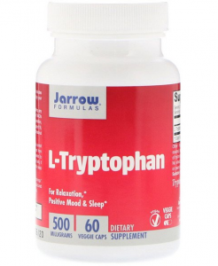 Jarrow Formulas L-Tryptophan 500 mg L-Triptofāns Aminoskābes