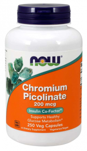 Now Foods Chromium Picolinate 200 mcg Söögiisu kontroll Kaalu juhtimine