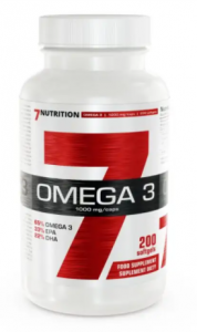 7Nutrition Omega 3 1000 mg 200 softgels | Maisto Papildai Sportui