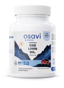 Osavi Norwegian Cod Liver Oil 1000 mg