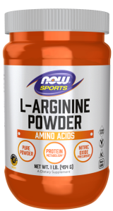 Now Foods L-Arginine Powder L-argininas Amino rūgštys Prieš treniruotę ir energija