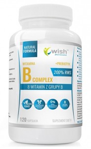 WISH Pharmaceutical Vitamin B Complex 200% + Prebiotic