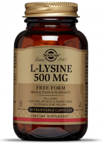 Solgar L-Lysine 500 mg L-Lizīns Aminoskābes