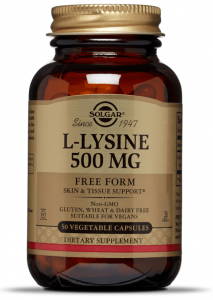 Solgar L-Lysine 500 mg L-lüsiin Aminohapped