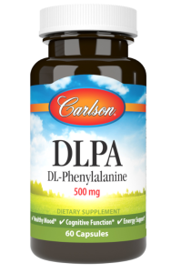 Carlson Labs DLPA (DL-Phenylalanine) 500 mg L-fenüülalaniin Aminohapped