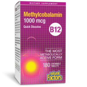 Natural Factors B12 Methylcobalamin 1000 mcg
