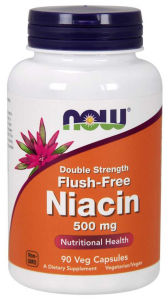 Now Foods Niacin Flush-Free 500 mg