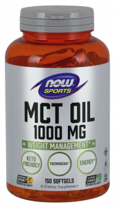 Now Foods MCT Oil 1000 mg Svara Kontrole