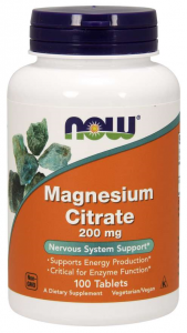 Now Foods Magnesium Citrate 200 mg