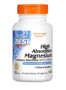 Doctor's Best High Absorption Magnesium 105 mg