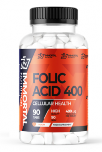 Immortal Nutrition Folic Acid 400 mcg