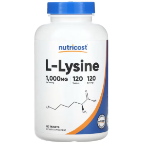 Nutricost L-Lysine 1000 mg L-lizyna Aminokwasy