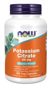 Now Foods Potassium Citrate 99 mg