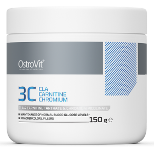 OstroVit 3C CLA L-Carnitine Chromium L-karnitinas Svorio valdymas