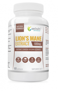WISH Pharmaceutical Lion's Mane Extract 500 mg