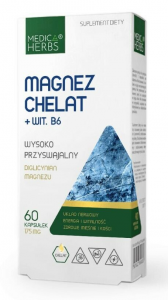 Medica Herbs Magnesium Chelate (diglycinate) with B6