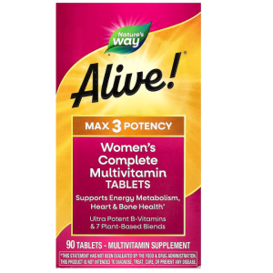Nature's Way Alive! Max3 Potency Women's Complete Multivitamin