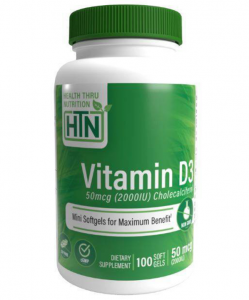 Health Thru Nutrition Vitamin D3 50 mcg 2000 iu
