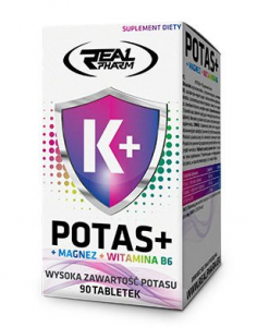 Real Pharm Potassium + Magnesium + Vitamin  B-6