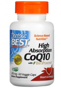 Doctor's Best High Absorption CoQ10 with BioPerine 200 mg
