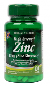Holland & Barrett High Strength Zinc 15 mg