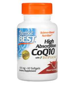 Doctor's Best High Absorption CoQ10 with BioPerine 100 mg