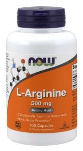 Now Foods L-Arginine 500 mg Azoto oksido stiprintuvai L-argininas Amino rūgštys Prieš treniruotę ir energija