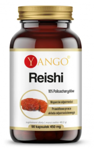 Yango Reishi - 10% polysaccharides extract 450 mg