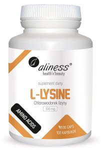 Aliness L-Lysine 500 mg L-lizinas Amino rūgštys
