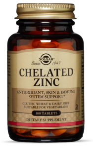 Solgar Chelated Zinc 22 mg