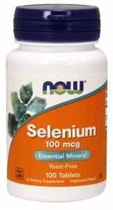 Now Foods Selenium 100 mcg