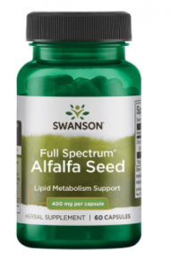 Swanson Alfalfa Seed 400 mg