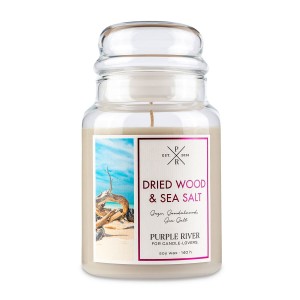 Purple River Ароматическая Свеча Dried Wood & Sea Salt