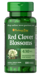 Puritan's Pride Red Clover Blossoms 430 mg