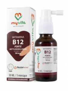 MyVita Vitamin B12 Forte Methylcobalamin 100 mcg liquid