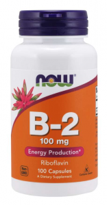 Now Foods Vitamin B-2 Riboflavin 100 mg