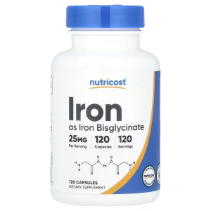 Nutricost Iron 25 mg