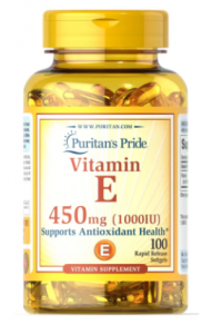 Puritan's Pride Vitamin E-1000 IU dl-Alpha Tocopheryl