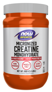 Now Foods Creatine Monohydrate Micronized Powder Kreatinas