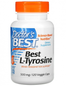 Best L-Tyrosine 500 mg L-türosiin Aminohapped