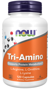 Now Foods Tri-Amino L-arginiin L-lüsiin Aminohapped Enne treeningut ja energiat