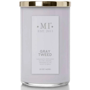 Manly Indulgence Aromātiskā Svece Gray Tweed